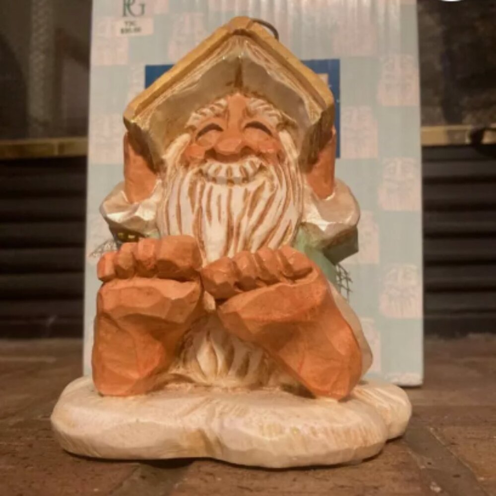 SOLD ON EBAY David Frykman All That Glitters Oldest Angel Bible Music Box 1997